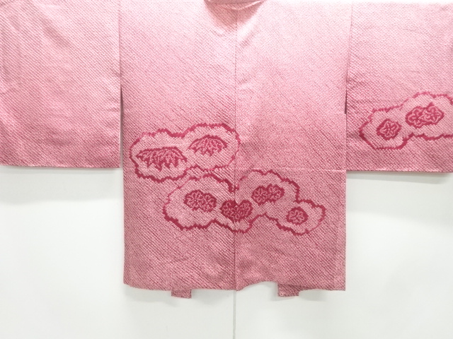 JAPANESE KIMONO / ANTIQUE HAORI / SILK / ALL SHIBORI / UME